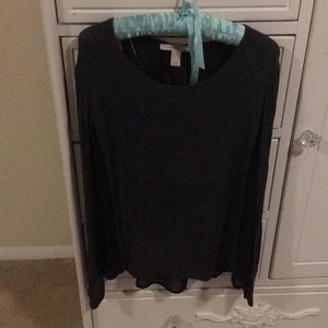 Grey and black long sleeve